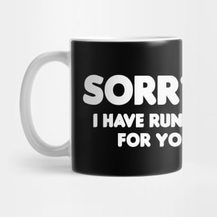 Sorry Boss Mug